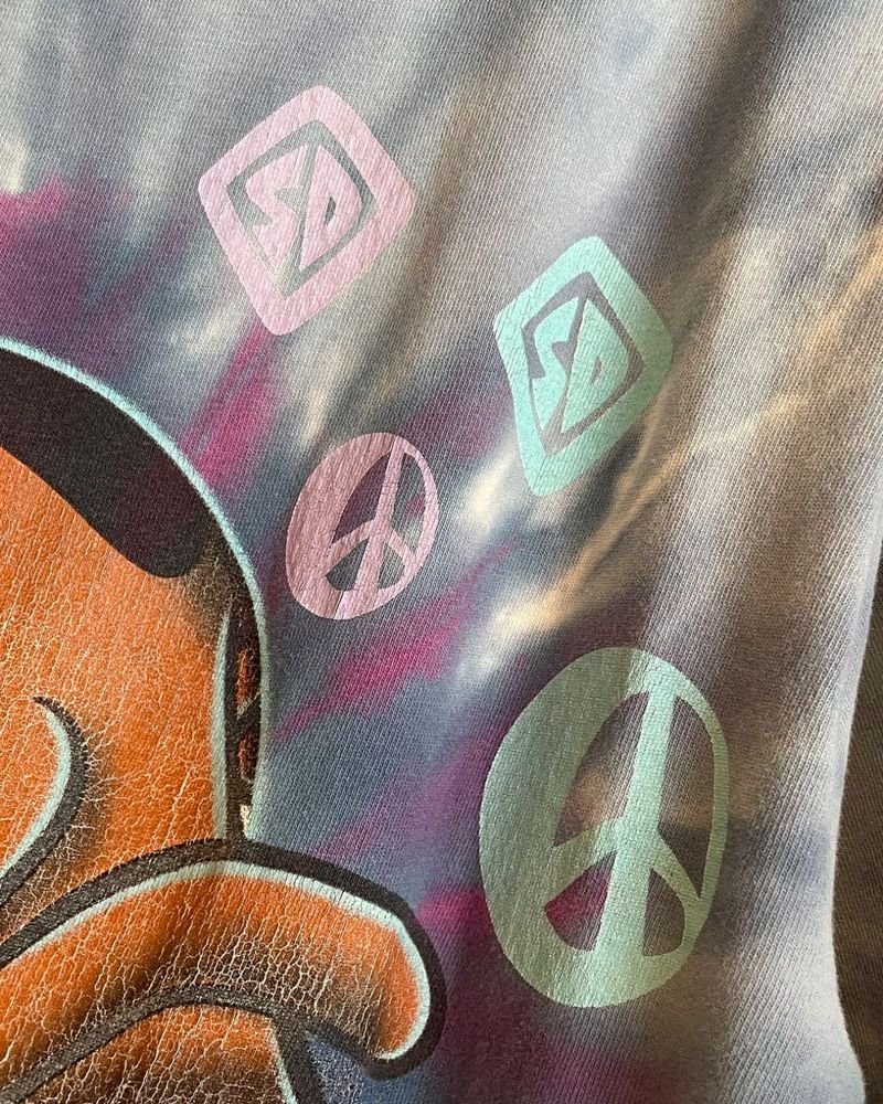スクービー・ドゥー タイダイTシャツ ディテール