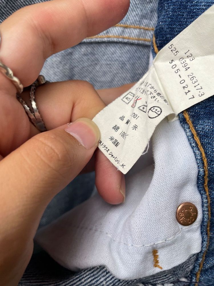 Levi's 505 デニムパンツ ディテール