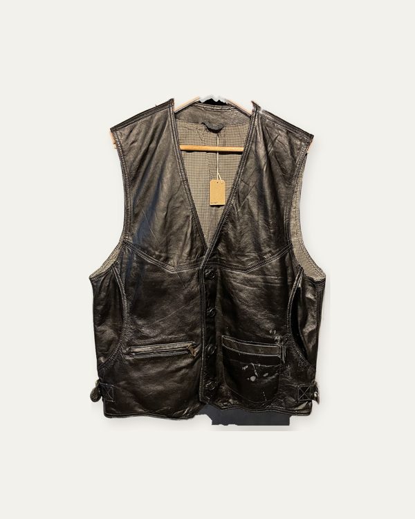 Leather Utility Vest