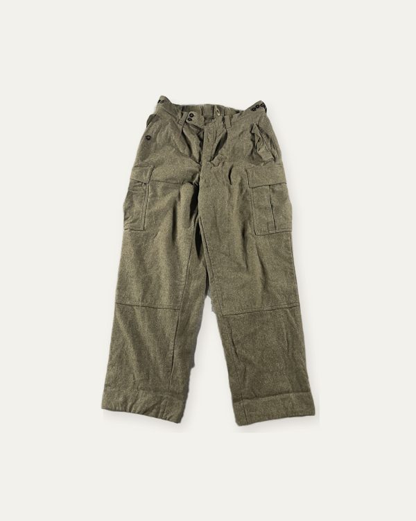 1950〜60年代頃 西ドイツ軍 ウールカーゴパンツ オリーブドラブ ミリタリー メンズ