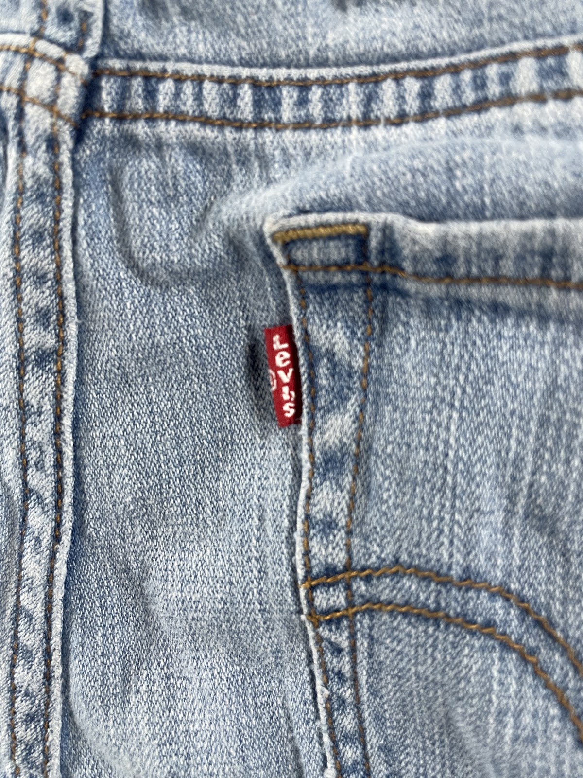 Levi's グラフィックプリント ブーツカットデニム ライトブルー 2000年代頃 レディース 10