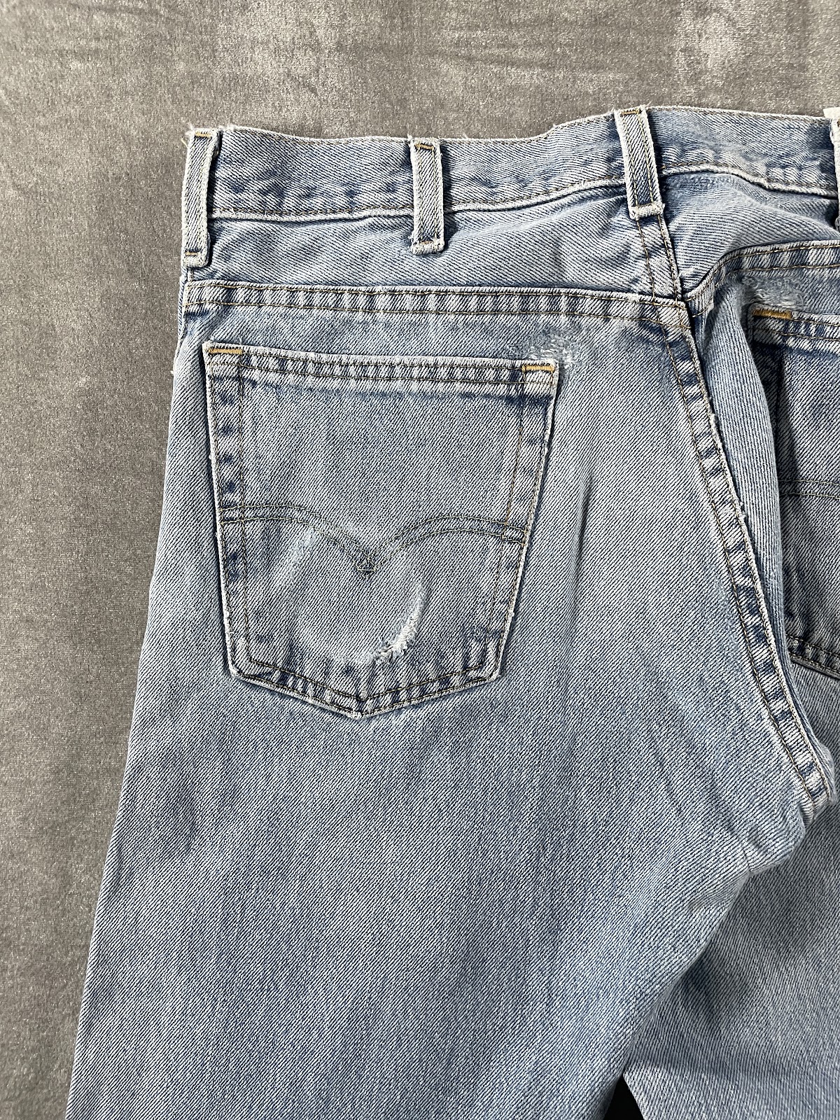 Levi's 517 ブーツカット カスタムプリントデニム ライトインディゴ W32 メンズ 4