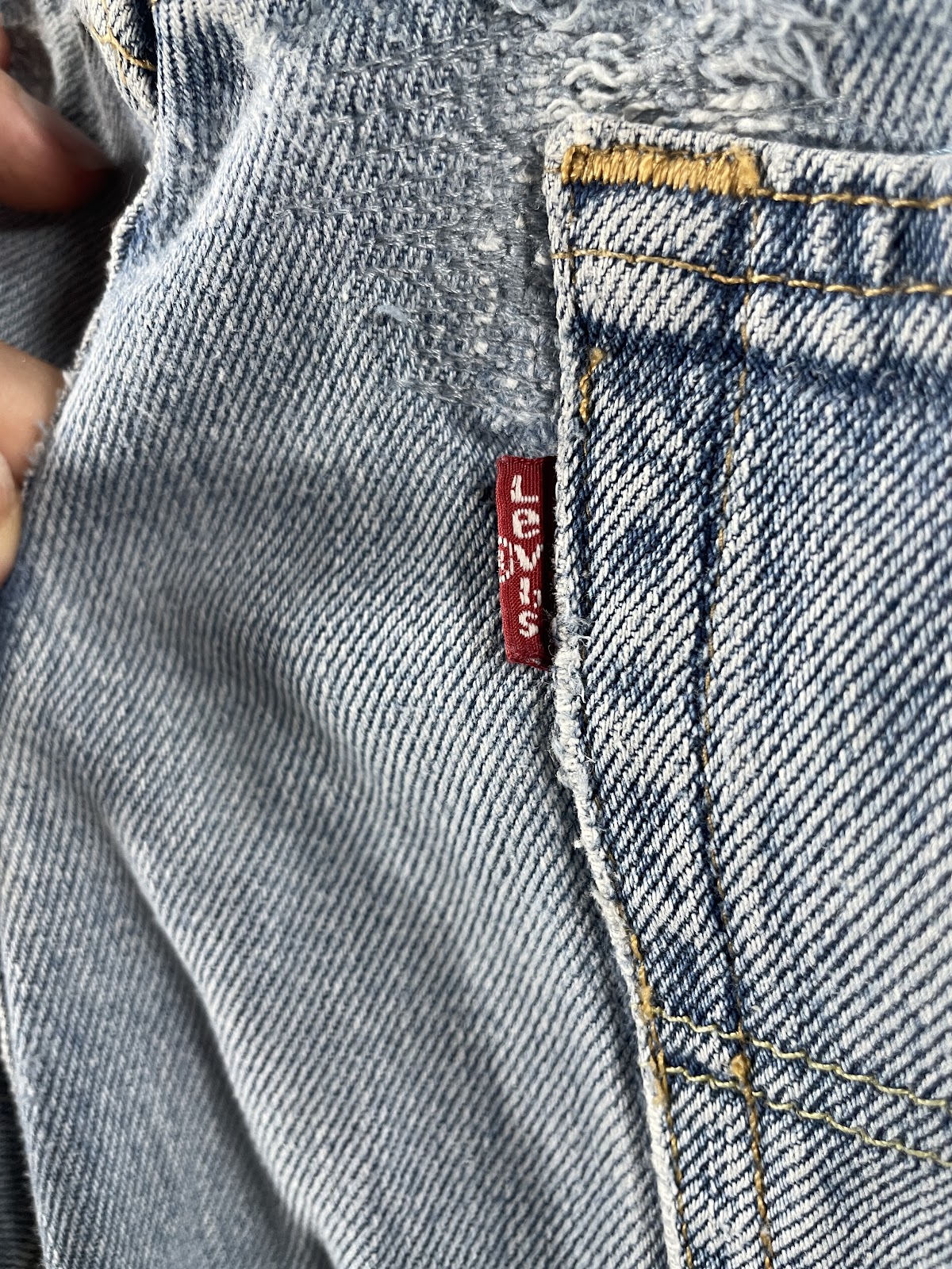 Levi's 517 ブーツカット カスタムプリントデニム ライトインディゴ W32 メンズ 5