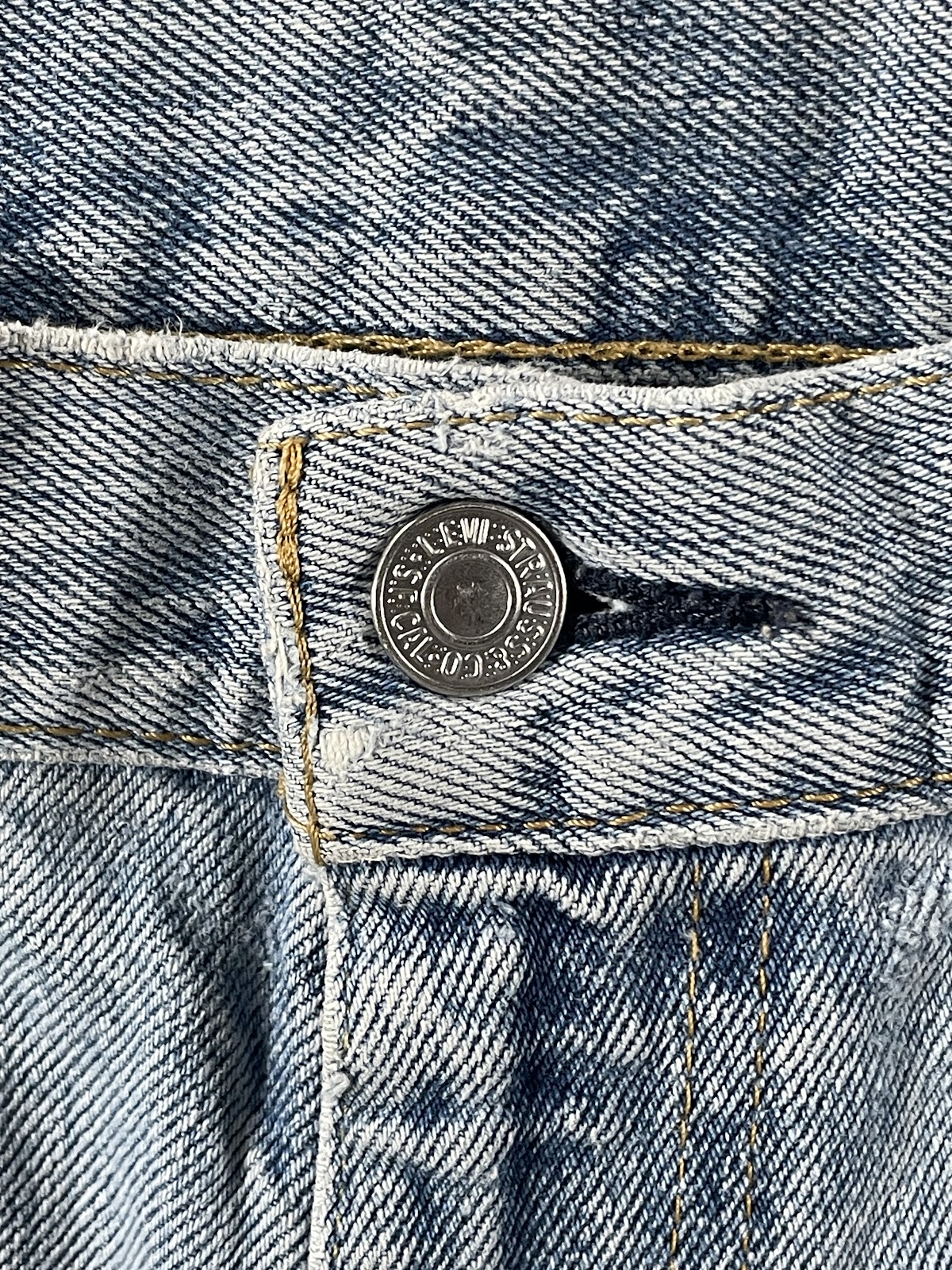 Levi's 517 ブーツカット カスタムプリントデニム ライトインディゴ W32 メンズ 8
