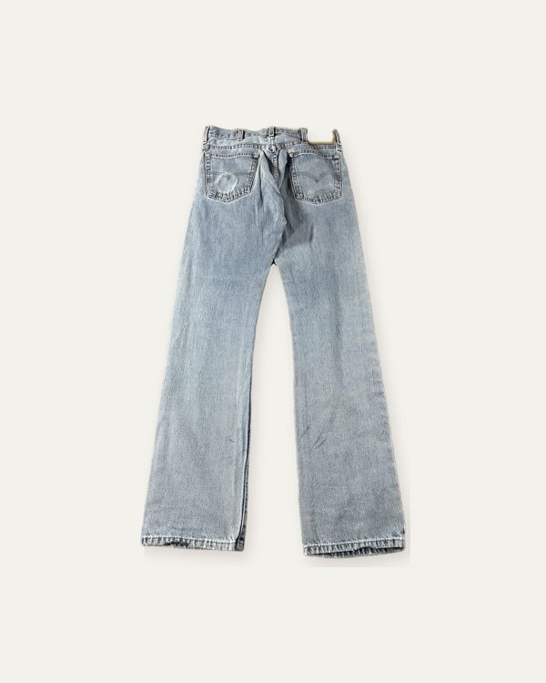 Levi's 517 ブーツカット カスタムプリントデニム ライトインディゴ W32 メンズ